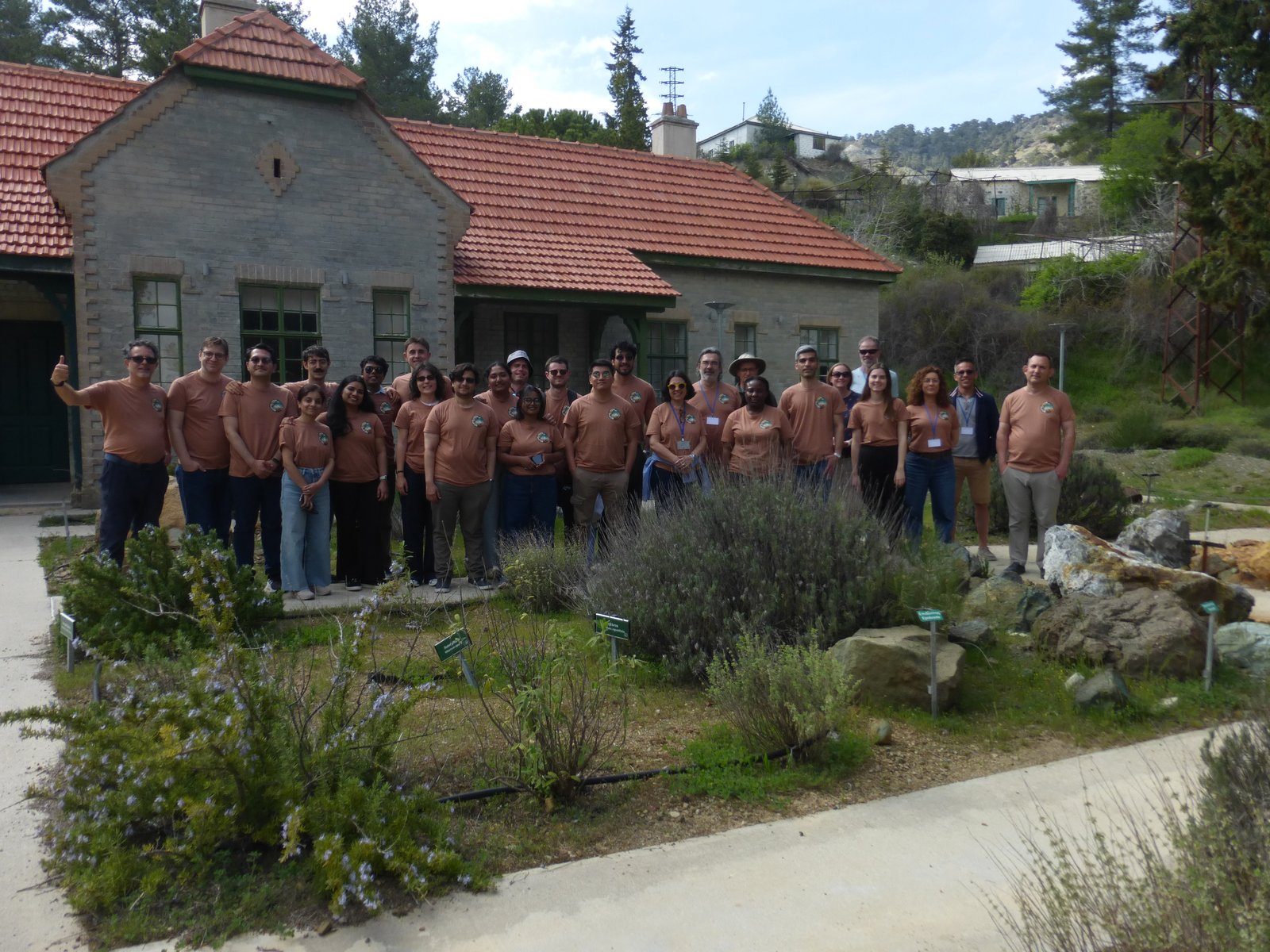 Participants of the First Dust-DN Training School at the Cyprus Atmospheric Observatory, Cyprus